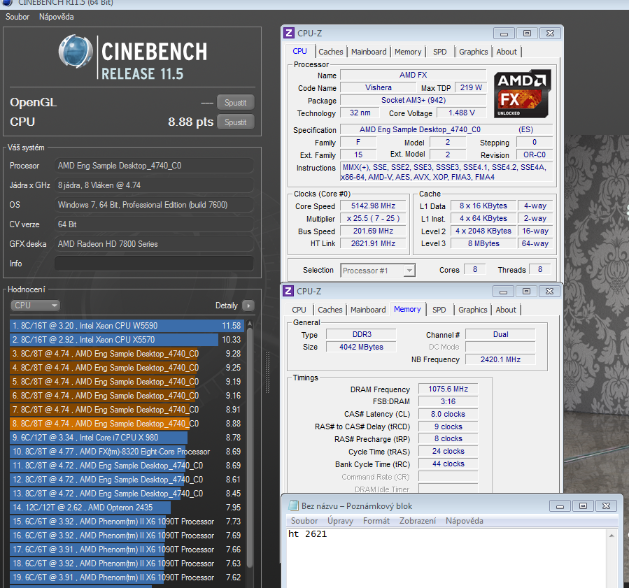 Taktování AMD FX Vishera – dosáhli jsme až na 5833 MHz