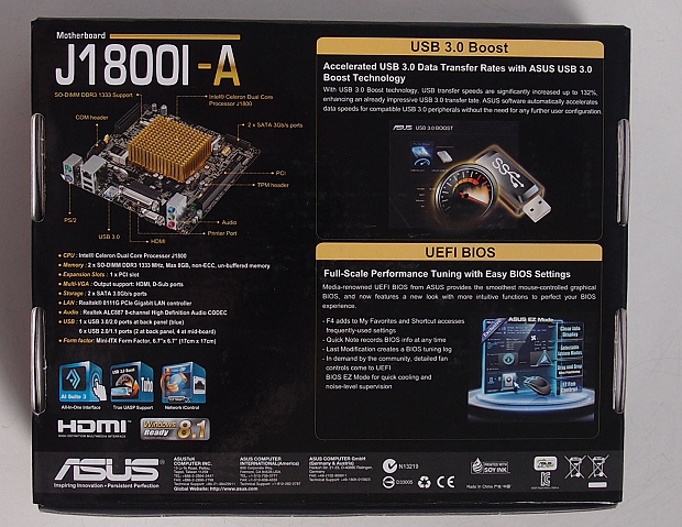 Intel Baytrail a Asus J1800I-A proti AMD Sempron 2650 (AM1)