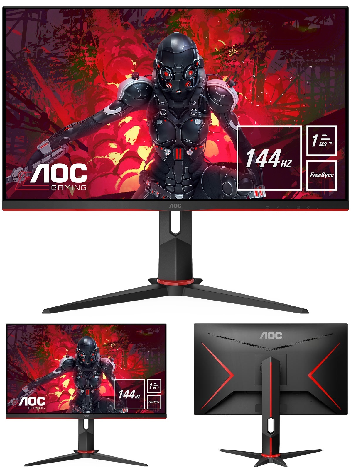 Nové monitory AOC G2: IPS panely, až 144 Hz obnovovací frekvence a 1ms odezva