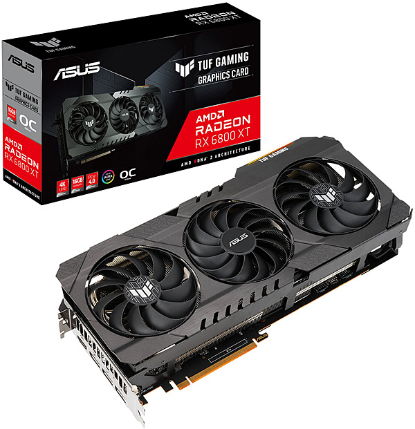 Grafická karta ASUS Radeon TUF-RX6800XT-O16G-GAMING