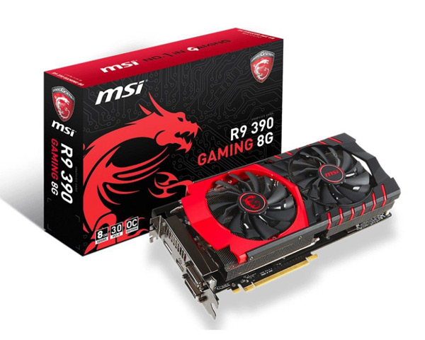 Grafická karta AMD Radeon R9 390 - MSI AMD R9 390 GAMING 8G