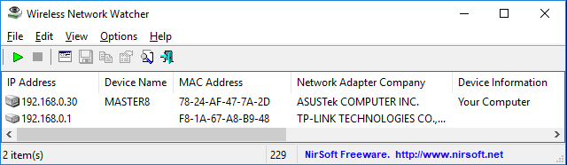 Wireless Network Watcher