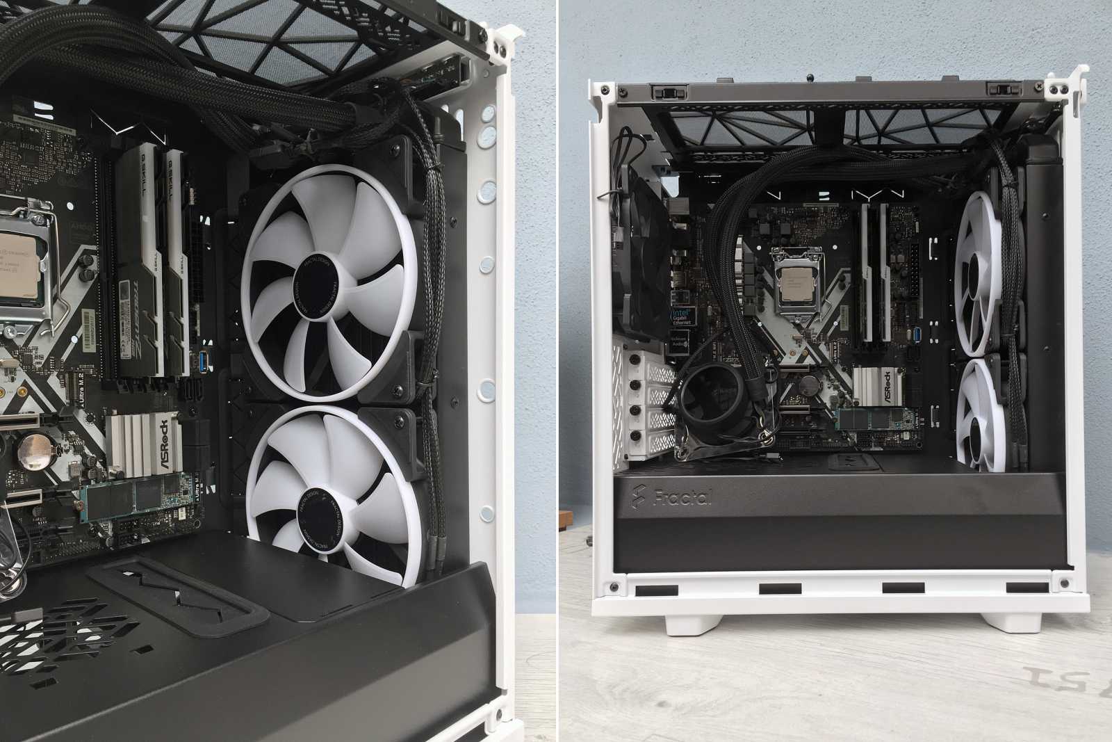 Test skříní Fractal Design Meshify 2 Mini a Define 7 Nano