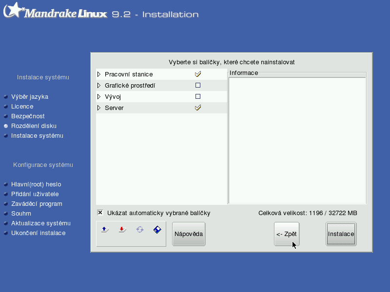 Operační systémy: První linuxové krůčky: Instalace