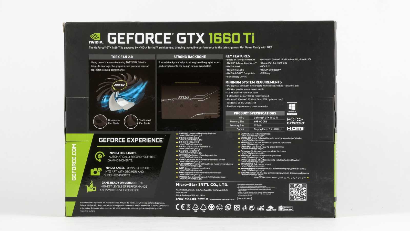 MSI GTX 1660 Ti Ventus XS OC: vysoký výkon za super cenu