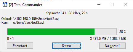 Stahování po Wi-Fi 6 na 2.4 GHz