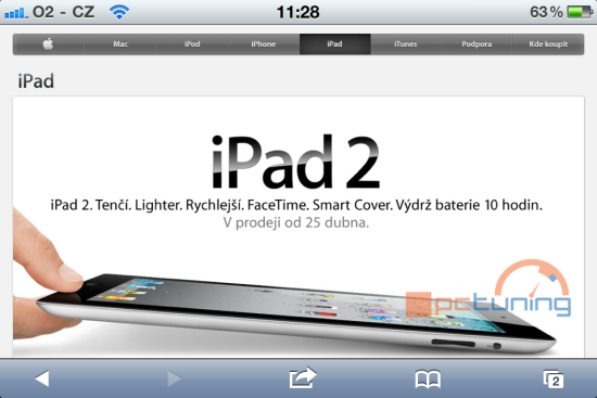 Apple hodil Českou republiku přes palubu. iPad 2 nakonec až 25. dubna?