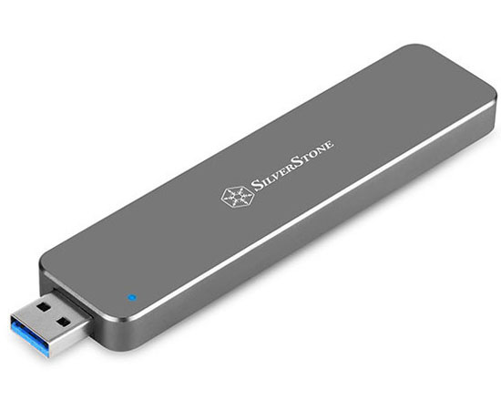 SilverStone MS09C přemění vaše M.2 SSD na flash disk s rozhraním USB 3.1