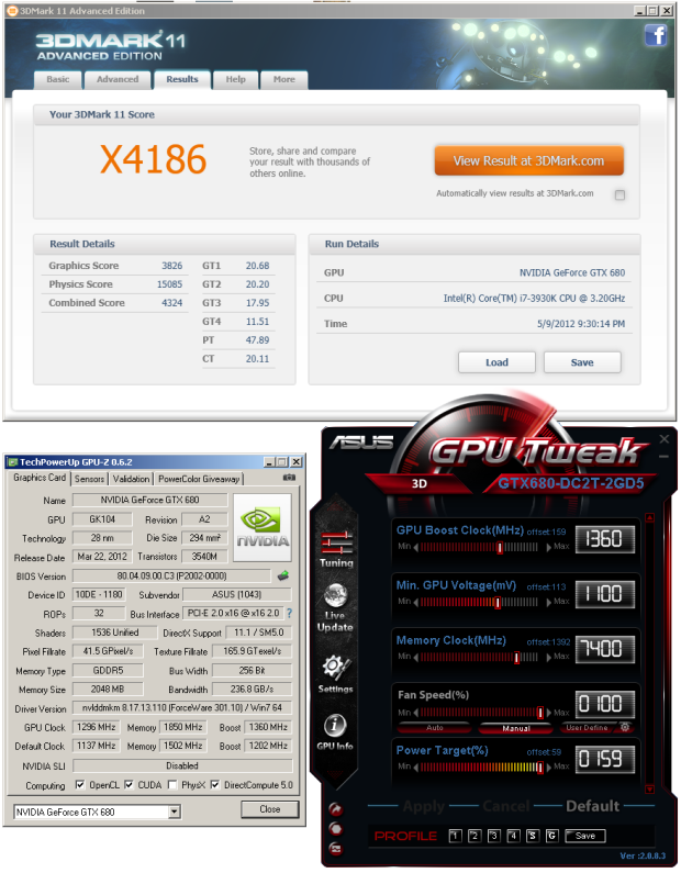 Duel: Asus Radeon HD 7970 vs. GeForce GTX 680 DC2T