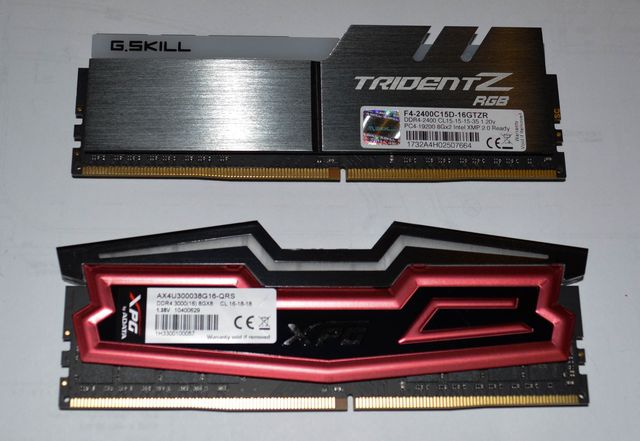 Test pamětí DDR4 Adata Spectrix: 32 GB s RGB LED pro Aura