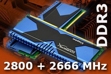 Kingston zrychluje – test 2800 a 2666MHz kitů DDR3 (2× 4 GB)