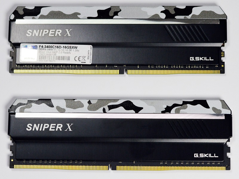 G.SKILL 2x 8GB DDR4 3400MHz CL16 Sniper X for AMD