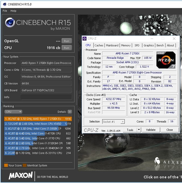 AMD Ryzen 7 2700X: Zen vyšponován na maximum