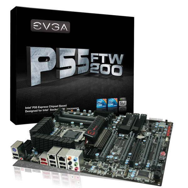 Kompletní řada P55 desek EVGA