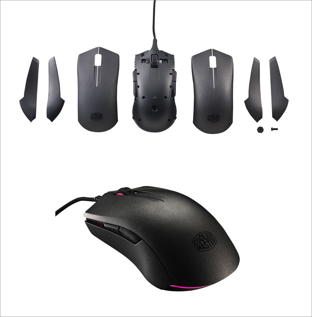 Myš Cooler Master MasterMouse Pro L s RGB podsvícením představena