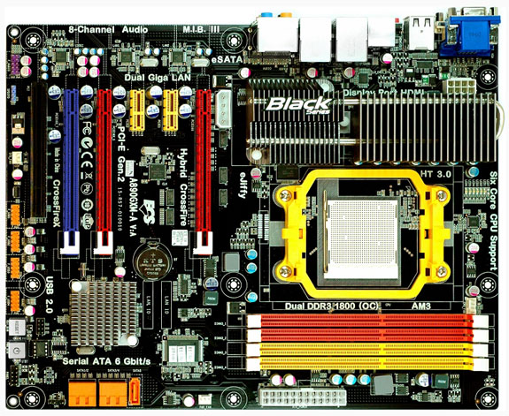 ECS A890GXM-A: Základní deska na čipové sadě AMD