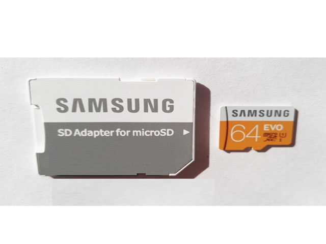 Samsung Evo 64 GB Class 10 UHS-I