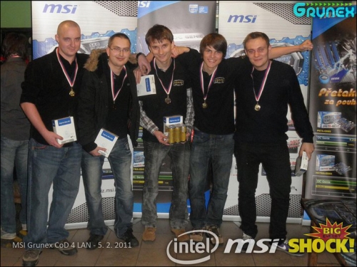 První letošní turnaj MSI Grunex CoD4 LAN přinesl velká překvapení