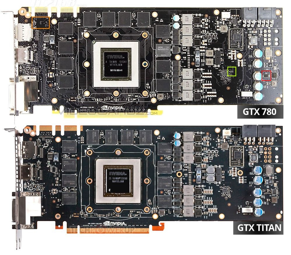 Grafická karta nVidia GeForce GTX 780 na nových fotografiích