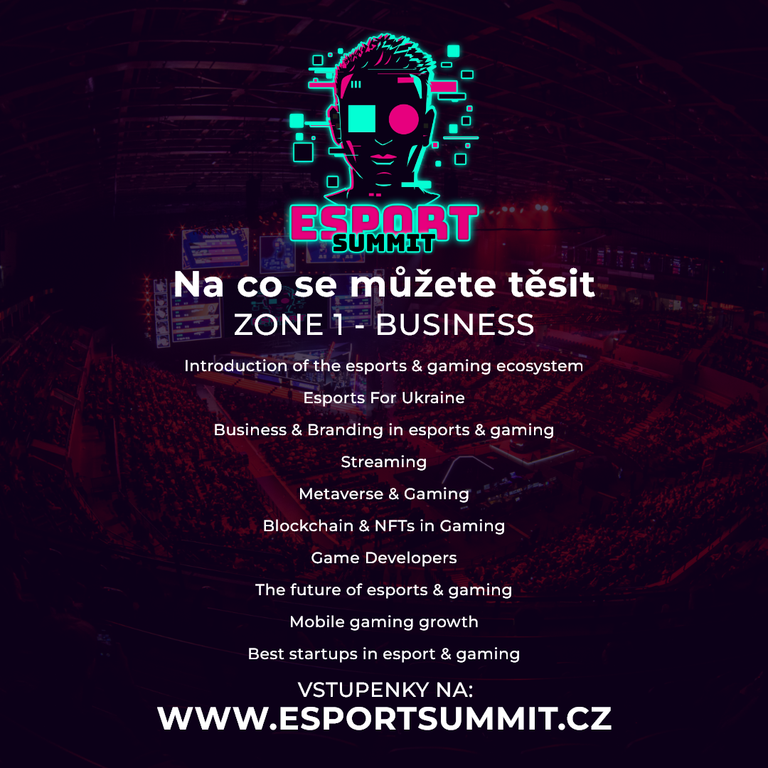 Esport Summit v Praze přivítá manažery z EA, Netflixu i Microsoftu, nebudou chybět ani esport organizace a pořadatelé