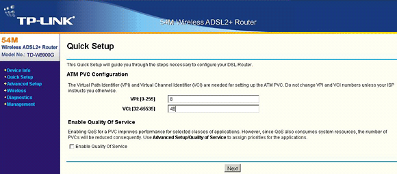 TP-LINK TD-W8900GB: ADSL2+ modem, router a WiFi v jednom