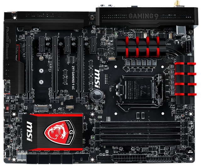 MSI Z97 Gaming 9 AC – nová vlajková loď série herních základních desek Z97 Gaming 