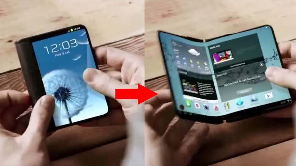 Skládací smartphone od Samsungu by se měl představit už příští měsíc, mrkněte na video