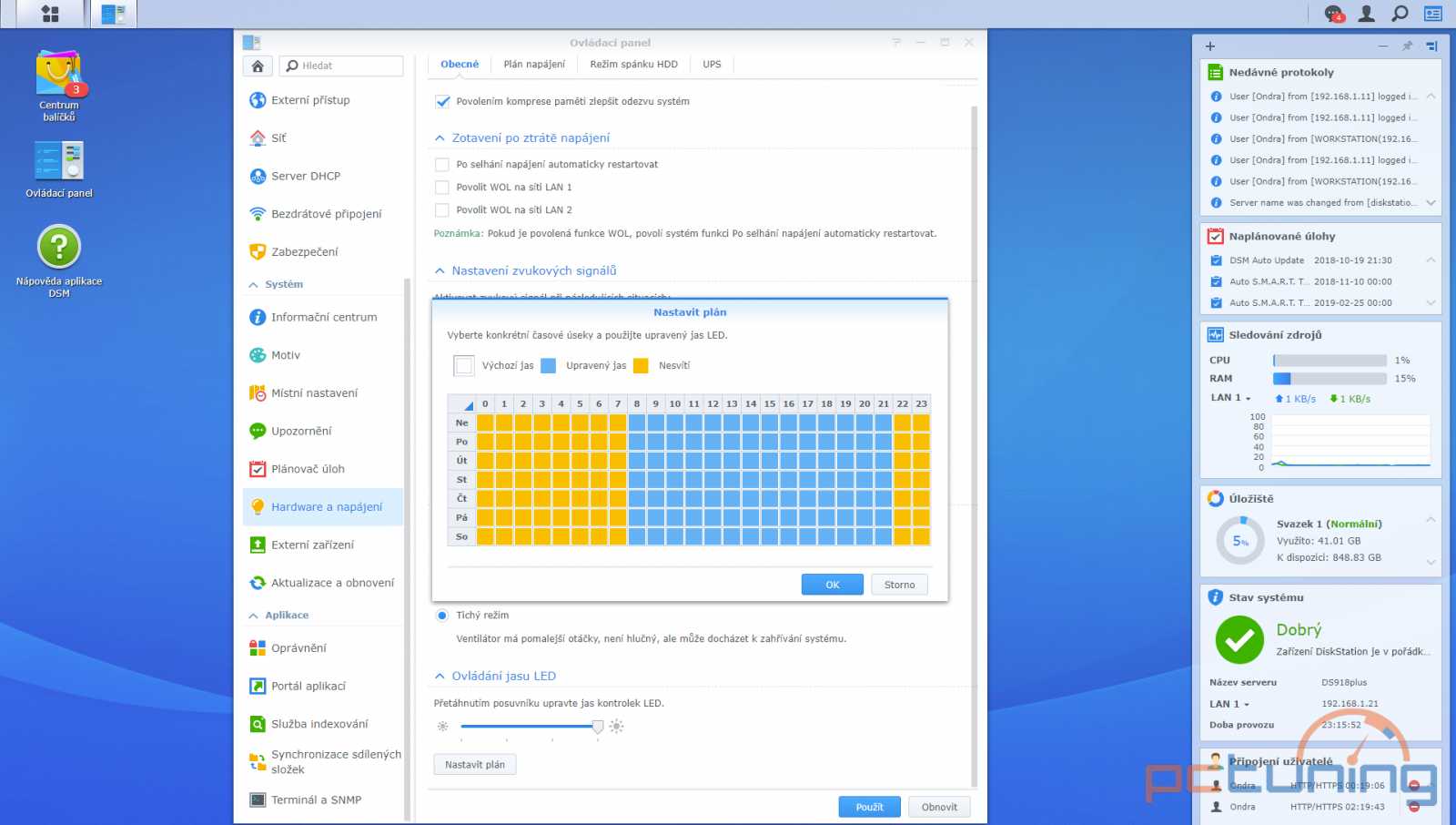 Synology DS918+: čtyřdiskový NAS domů i pro firmy