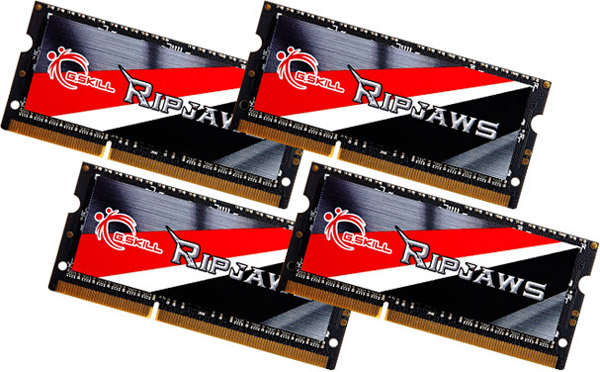 G.Skill vydává 32GB DDR3L SO-DIMM kit RAM pamětí Ripjaws s frekvencí 2133 MHz