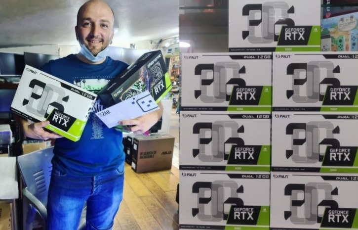GeForce RTX 3060 už je v prodeji, ale stojí dvojnásobek