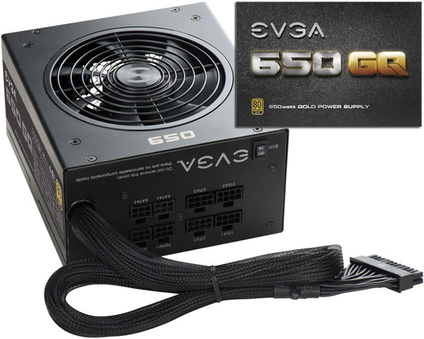 Napájecí zdroj EVGA 650 GQ