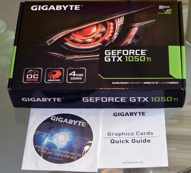 Gigabyte GV-N105TOC-4GD balení