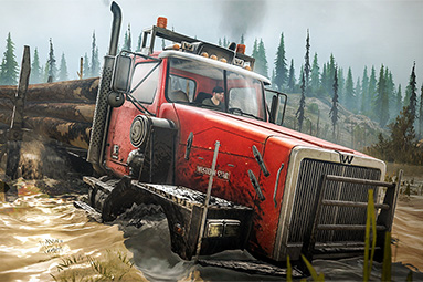 Spintires: Mudrunner – American Wilds – bahno made in USA 