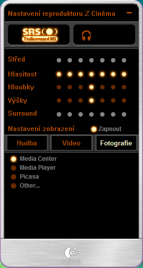Logitech Z Cinéma - Basy tvrdí muziku
