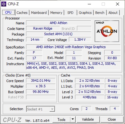 AMD Athlon 220GE a 240GE v testu: skvělý poměr cena/výkon 