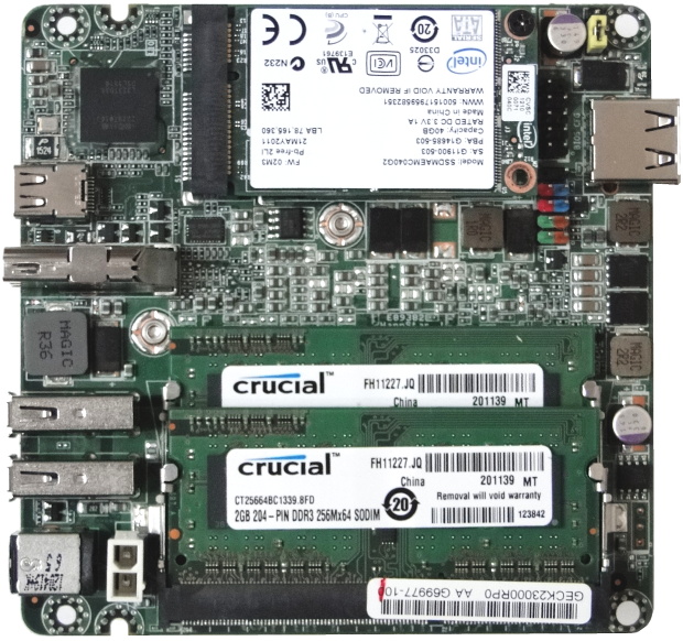 Intel NUC – počítač 11 × 11 cm s Intel Ivy Bridge