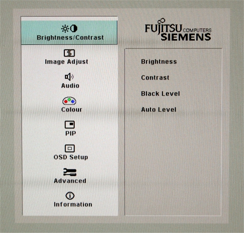 Fujitsu-Siemens P24 - 1W - pod bystrým okem optické sondy