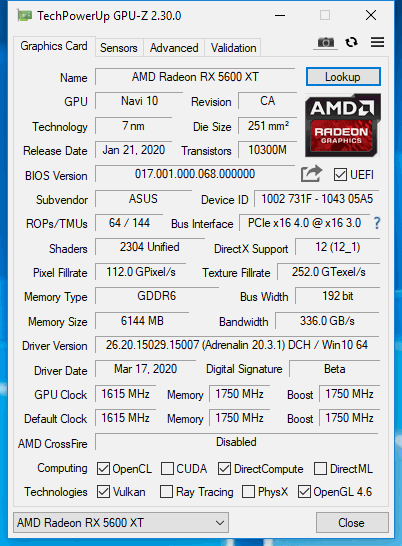 AMD upozorňuje na rychlejší BIOSy pro Radeon RX 5600 XT