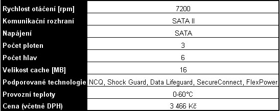 Test sedmi disků SATA 500GB