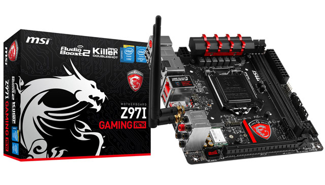 MSI Z97I Gaming ACK: mini-ITX základní deska se dvěma síťovými kartami s propustností až 1,8 Gb/s