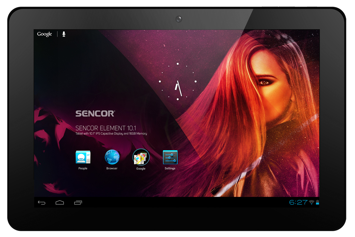 Sencor prodává levný tablet Element 10.1 s Androidem 4.0.4. Ice Cream Sandwich