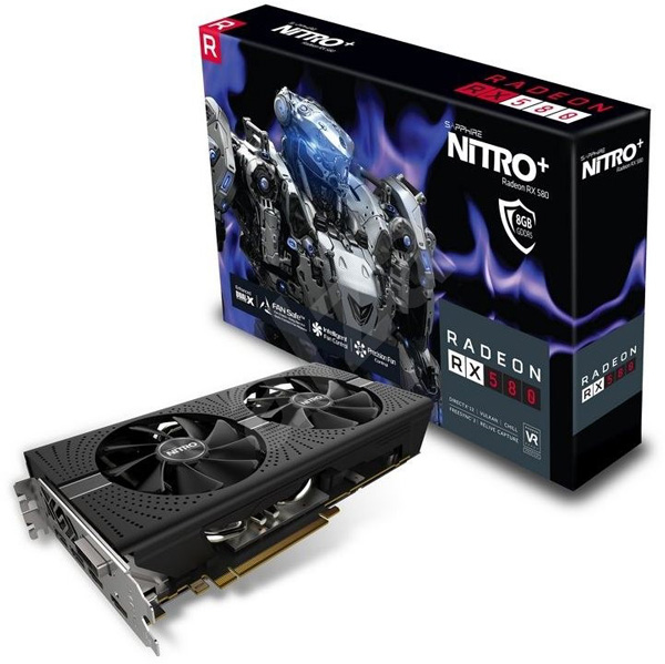 Grafická karta AMD Radeon RX 580 - Sapphire Radeon NITRO+ RX 580 8G