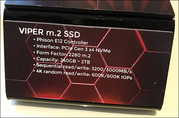 Patriot odhalil M.2 SSD Viper s novým řadičem Phison, které nabídnou rychlost až 3200 MB/s