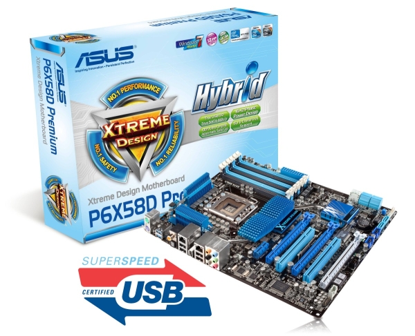 Základní deska Asus P6X58D Premium - USB 3.0 v základu