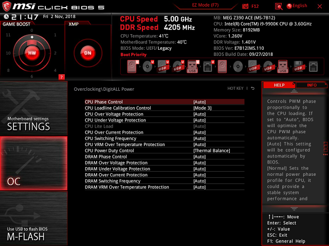 Intel Core i9–9900K a MSI MEG Z390 ACE v testu