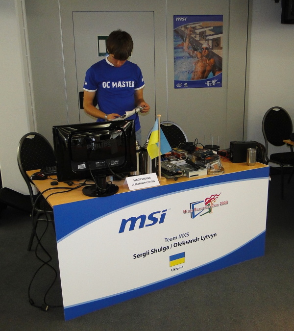 MSI OverClocking Arena 2009 - EU finále v Mnichově