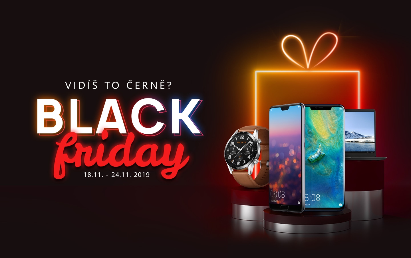 Huawei oznamil slevy na Black Friday. Vybere si každý