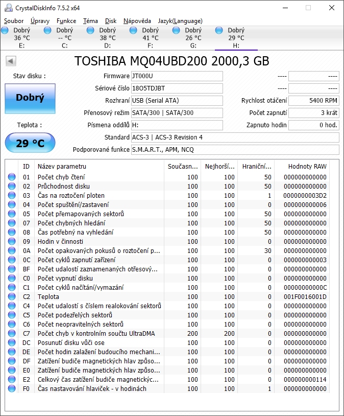 Test deseti 2TB USB disků na stůl, do kapsy a na cesty 