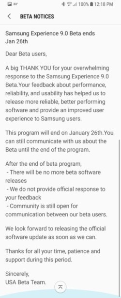 Samsung ukončil Oreo beta program pro Galaxy S8 a S8+