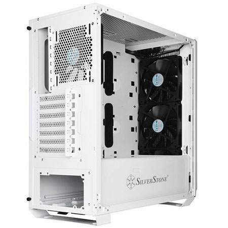 SilverStone Primera PM02: midi-tower PC skříň s prosklenou bočnicí a komorou pro HDD a PSU